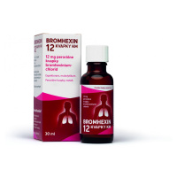 BROMHEXIN 12 kvapky 30 ml