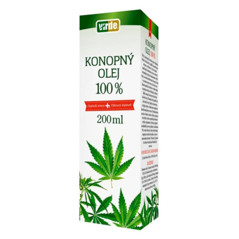 VIRDE Konopný olej 100% 200 ml