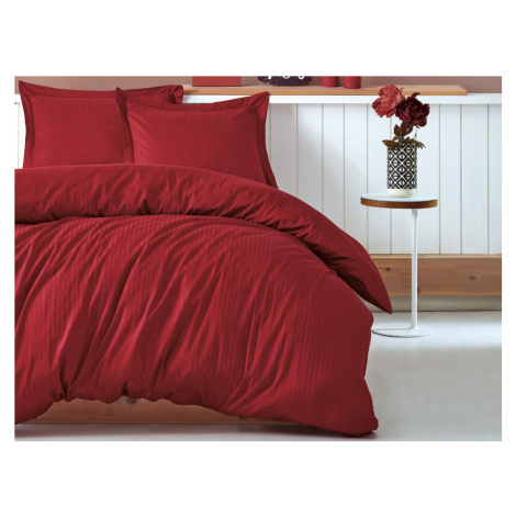 Cottonbox obliečka bavlnený satén Stripe red - 140x200 / 70x90 cm
