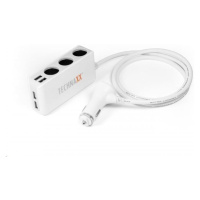 Technaxx nabíjačka do auta, 4x USB port (2x 1A, 2x 2, 4A), 3x zásuvka 12 V