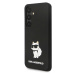 Karl Lagerfeld Liquid Silicone Choupette NFT Zadný Kryt pre Samsung Galaxy S24 Black