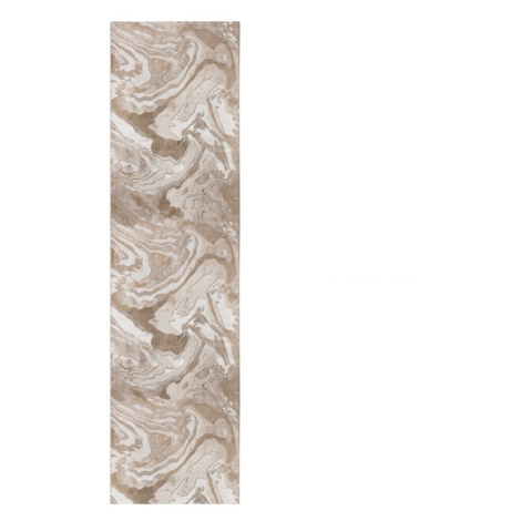 Běhoun Eris Marbled Natural - 60x230 cm Flair Rugs koberce