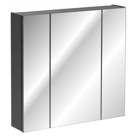 Kúpeľňová skrinka so zrkadlom Monako 841 2D sivá Comad