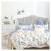 Bavlnená saténová posteľná bielizeň ALBS-M0034B 160x200
