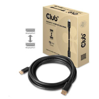 Club3D DisplayPort kábel 1.4 HBR3, 8K60Hz (M/M), čierne svorky, 4m