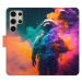 Flipové puzdro iSaprio - Astronaut in Colours 02 - Samsung Galaxy S24 Ultra