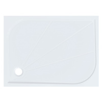 Sprchová vanička obdĺžniková SAT Limnew 120x80 cm liaty mramor LIMNEW12080