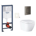 Závesný wc set do ľahkých stien / predstenová montáž Grohe Euro Ceramic SIKOGRSEUSCAL0