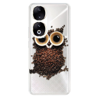 Odolné silikónové puzdro iSaprio - Owl And Coffee - Honor 90 5G