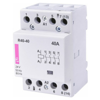 Stýkač modulárny R 40-40 24V AC 4NO (ETI)