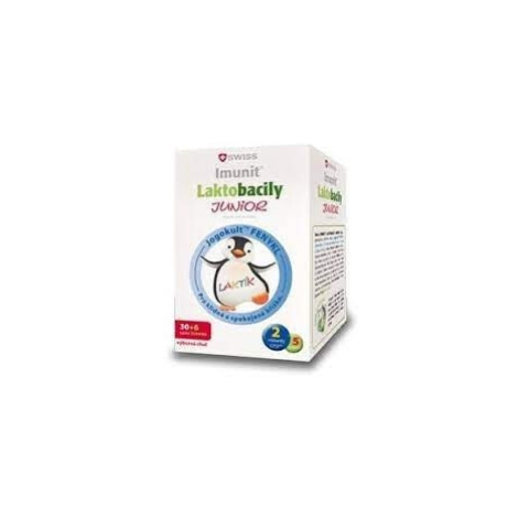 SWISS Imunit Lactobacily junior + vitamín D3 30 tabliet + 6 ZADARMO