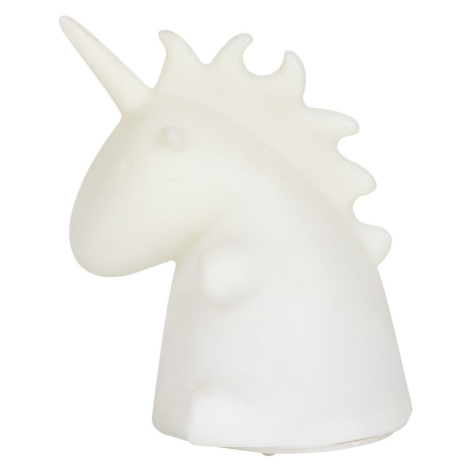 Biela LED lampáš (výška 11,5 cm) Unicorn – Hilight