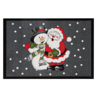 Rohožka Vánoce - sněhulák, santa 103048 - 40x60 cm Hanse Home Collection koberce