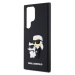 Plastové puzdro Karl Lagerfeld na Samsung Galaxy S24 Ultra 5G S928 KLHCS24L3DRKCNK 3D Rubber Kar