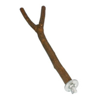 Trixie Perch, Y-shape, screw fixing, bark wood, 35 cm/ř 18 mm