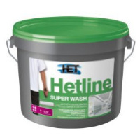 HETLINE SUPER WASH Vysoko umývateľná farba 5 kg biela polomatná