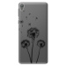 Plastové puzdro iSaprio - Three Dandelions - black - Sony Xperia E5