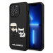 Kryt Karl Lagerfeld KLHCP13L3DRKCK iPhone 13 Pro 6,1" black hardcase Karl&Choupette Ikonik 3D (K
