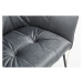 LuxD 20403 Dizajnová stolička Giuliana strieborná
