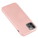 Silikónové puzdro na Apple iPhone 12/12 Pro Mercury i-Jelly ružovo zlaté
