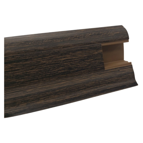 Soklová podlahová lišta SLK50 W181 Wenge kibolo, 2500x50x25 mm, hnědá, Döllken