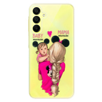 Odolné silikónové puzdro iSaprio - Mama Mouse Blond and Girl - Samsung Galaxy A15 / A15 5G