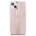 Guess IML 4G Gold Stripe Apple iPhone 15 GUHCP15SH4PSEGP Pink