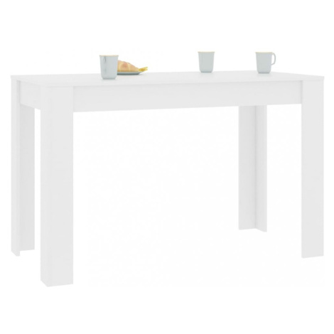 Jedálenský stôl 120x60 cm Dekorhome Biela vidaXL