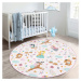 Svetloružový detský koberec ø 80 cm Comfort – Mila Home