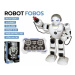 Robot RC FOBOS plast interaktívny chodiaci česky hovoriaci na batérie s USB