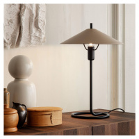 Ferm LIVING Stolná lampa Filo, béžová, okrúhla, železo, 43 cm