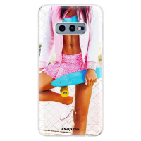 Odolné silikónové puzdro iSaprio - Skate girl 01 - Samsung Galaxy S10e