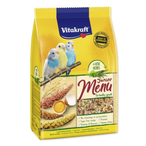 Krmivo Vitakraft Vital Menu andulka junior 500g