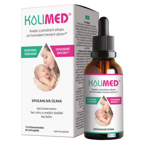 KOLIMED 45ml kvapiek v koncentrátu, 15 ml