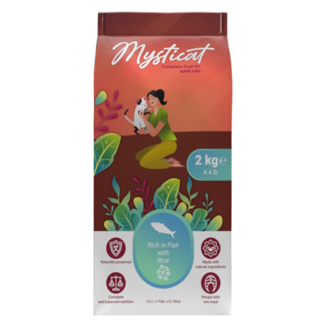 KRAFTIA Mysticat Adult Fish & Rice granule pre mačky, Hmotnosť balenia (g): 15 kg