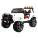 mamido  Elektrické autíčko Jeep Monster 4x4 biele