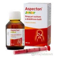 Aspecton Junior sirup pri suchom a dráždivom kašli s lišajníkom islandským 100 ml