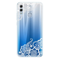 Odolné silikónové puzdro iSaprio - White Lace 02 - Huawei Honor 10 Lite