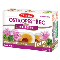 TEREZIA Pestrec + reishi forte 600 mg 60 kapsúl