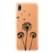 Odolné silikónové puzdro iSaprio - Three Dandelions - black - Huawei Y5 2019