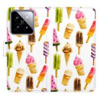Flipové puzdro iSaprio - Ice Cream Pattern - Xiaomi 14