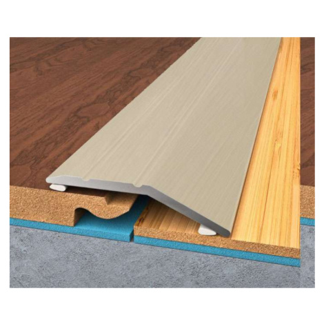 DOPRODEJ: 2700x42x14 mm cm Vyrovnávací lišta (profil) Champagne, 2700x42x14 mm, vícebarevná, Boh