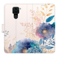 Flipové puzdro iSaprio - Ornamental Flowers 03 - Xiaomi Redmi Note 9