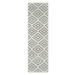 Sivý/béžový koberec behúň 350x80 cm Nordic - Hanse Home