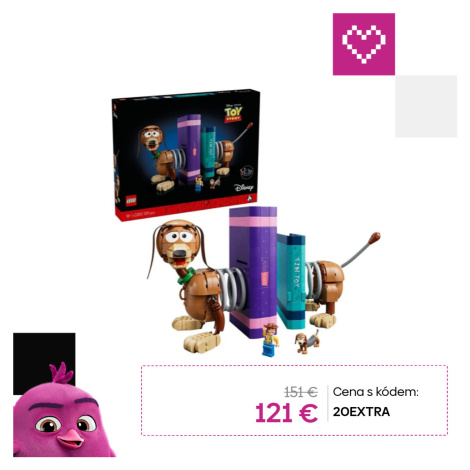 LEGO Disney 43301 Knižné záložky: Slinky z filmu Toy Story