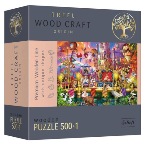 Trefl Drevené puzzle 501 - Zázračný svet