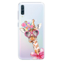Plastové puzdro iSaprio - Lady Giraffe - Samsung Galaxy A50