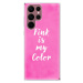 Odolné silikónové puzdro iSaprio - Pink is my color - Samsung Galaxy S22 Ultra 5G