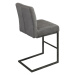 LuxD Dizajnová barová stolička Boss II antik sivá