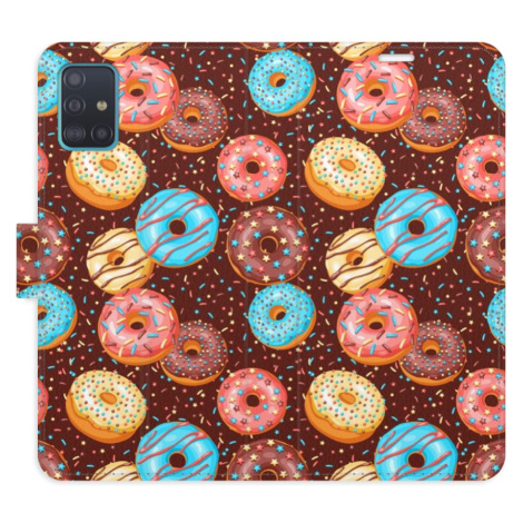 Flipové puzdro iSaprio - Donuts Pattern - Samsung Galaxy A51
